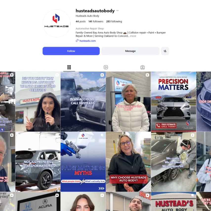 Client photo · Husteads Auto Body